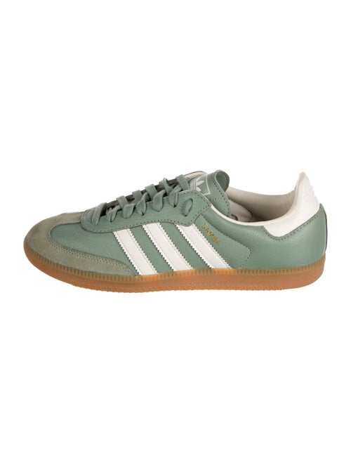 Adidas Leather Colorblock Pattern Sneakers