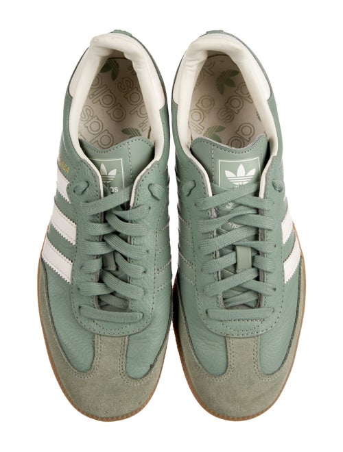 Adidas Leather Colorblock Pattern Sneakers