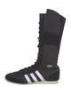 Adidas Leather Printed Lace-Up Boots
