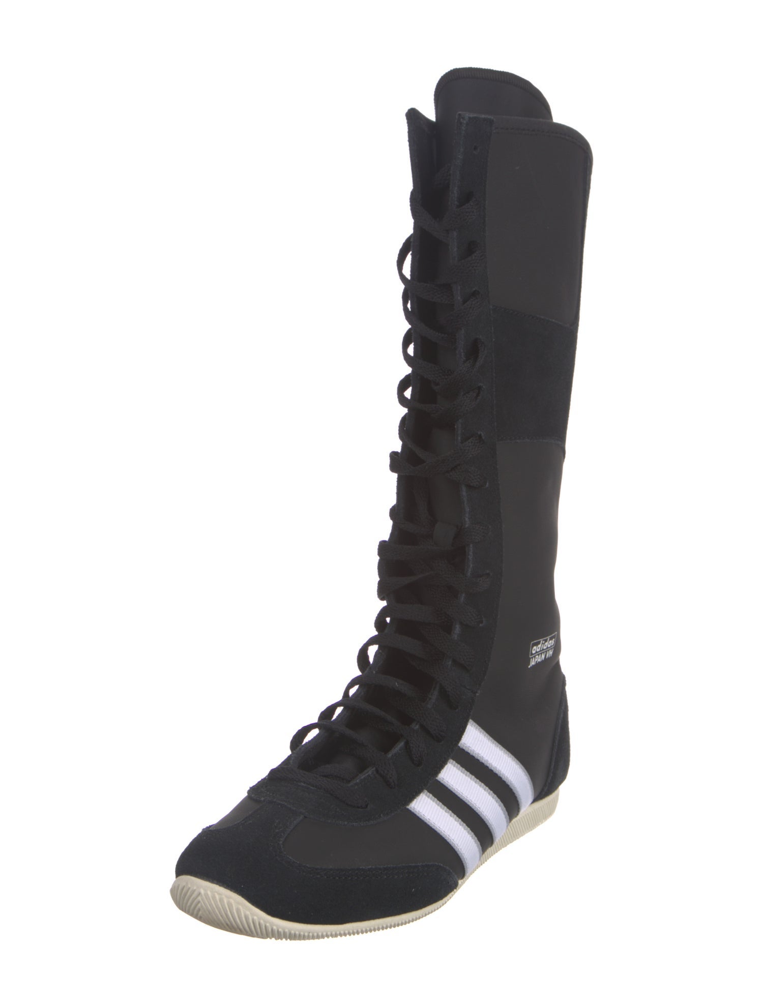 Adidas Leather Printed Lace-Up Boots