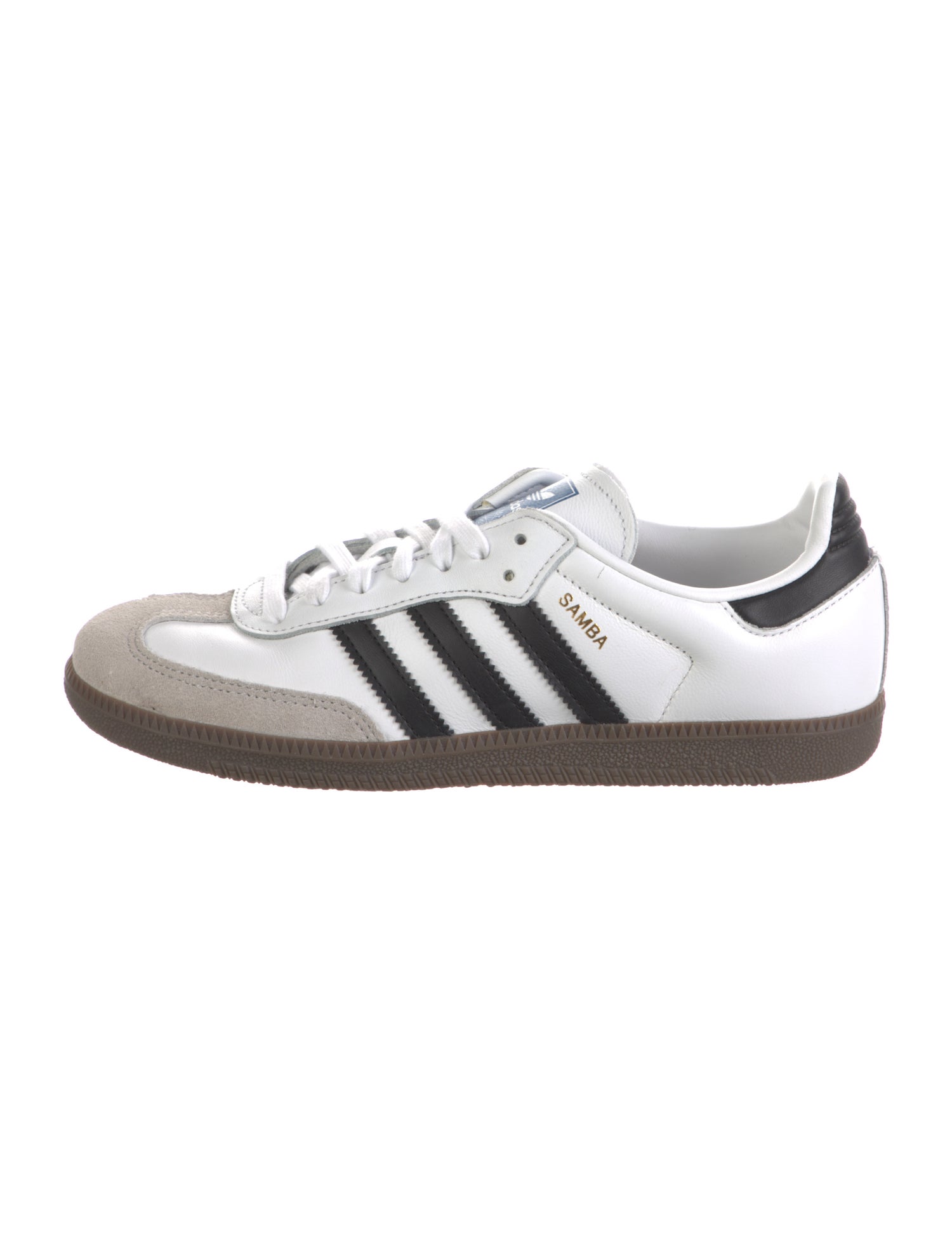 Adidas Leather Striped Sneakers