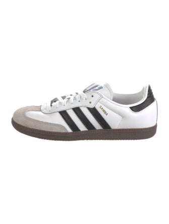 Adidas Leather Striped Sneakers