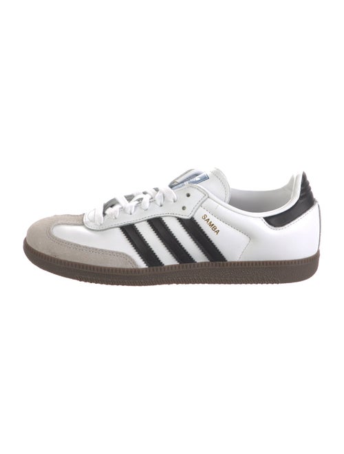 Adidas Leather Striped Sneakers