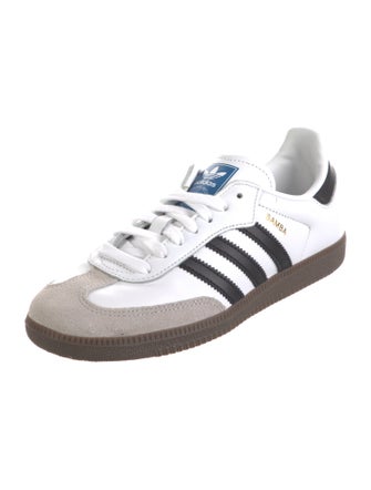 Adidas Leather Striped Sneakers