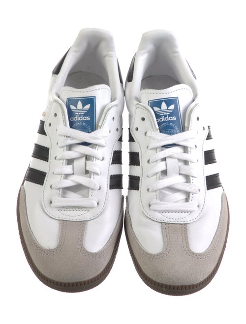 Adidas Leather Striped Sneakers