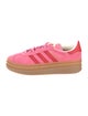 Adidas Suede Leather Trim Embellishment Sneakers