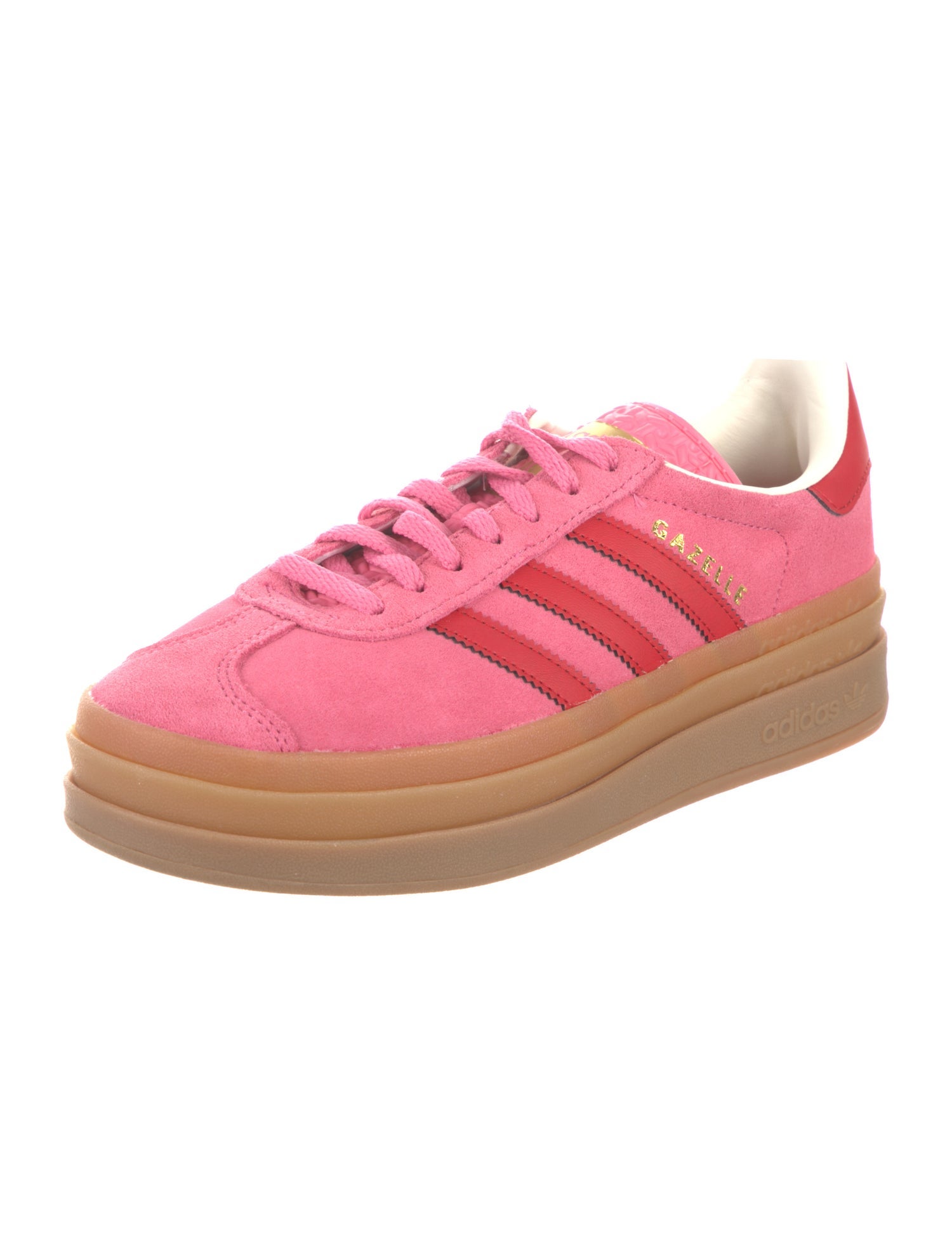 Adidas Suede Leather Trim Embellishment Sneakers