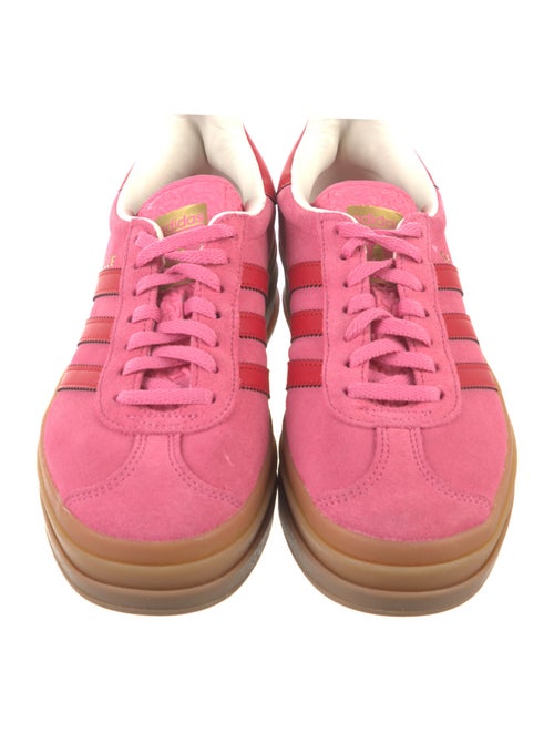 Adidas Suede Leather Trim Embellishment Sneakers