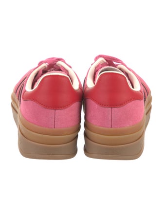 Adidas Suede Leather Trim Embellishment Sneakers