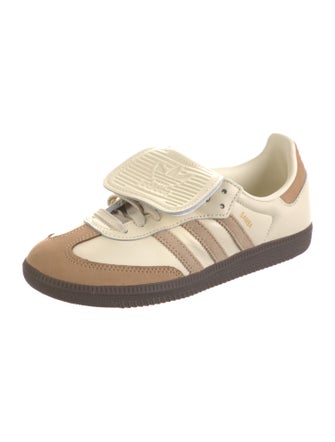 Adidas Leather Striped Sneakers