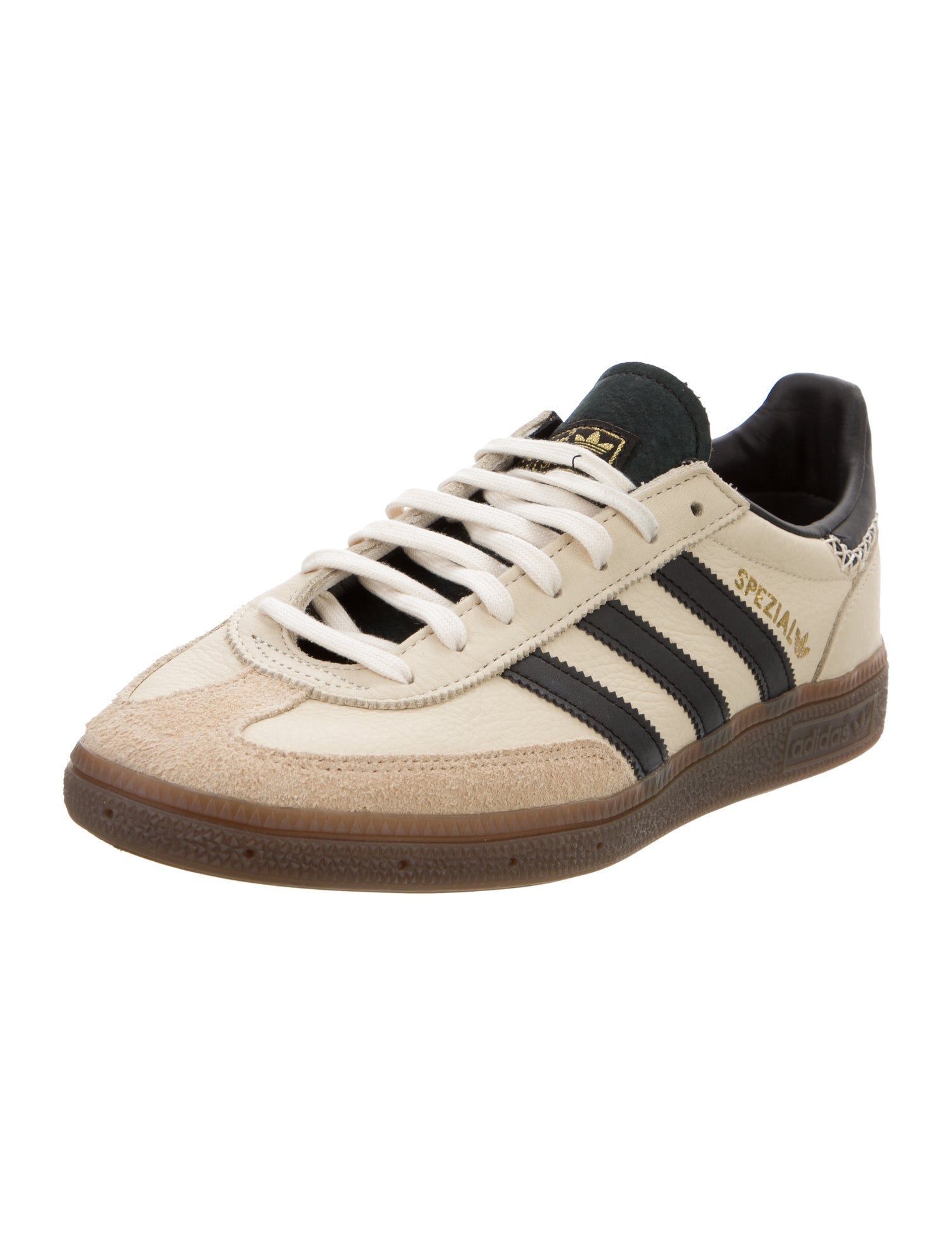 Adidas Leather Colorblock Pattern Sneakers