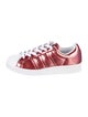 Adidas Leather Colorblock Pattern Sneakers