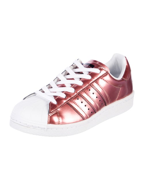 Adidas Leather Colorblock Pattern Sneakers