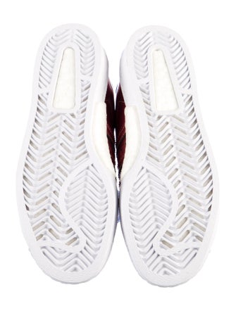 Adidas Leather Colorblock Pattern Sneakers