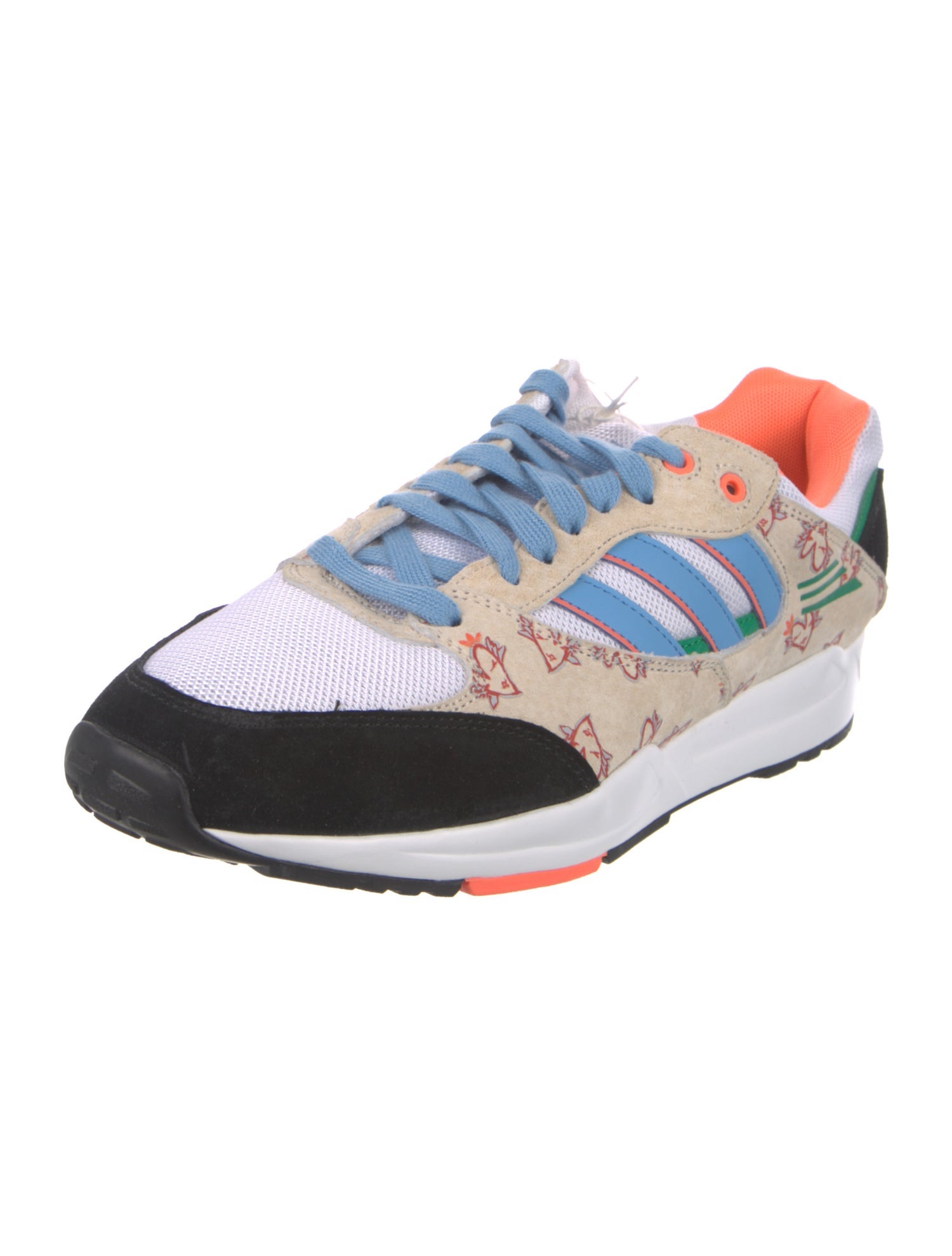 Adidas Leather Printed Sneakers