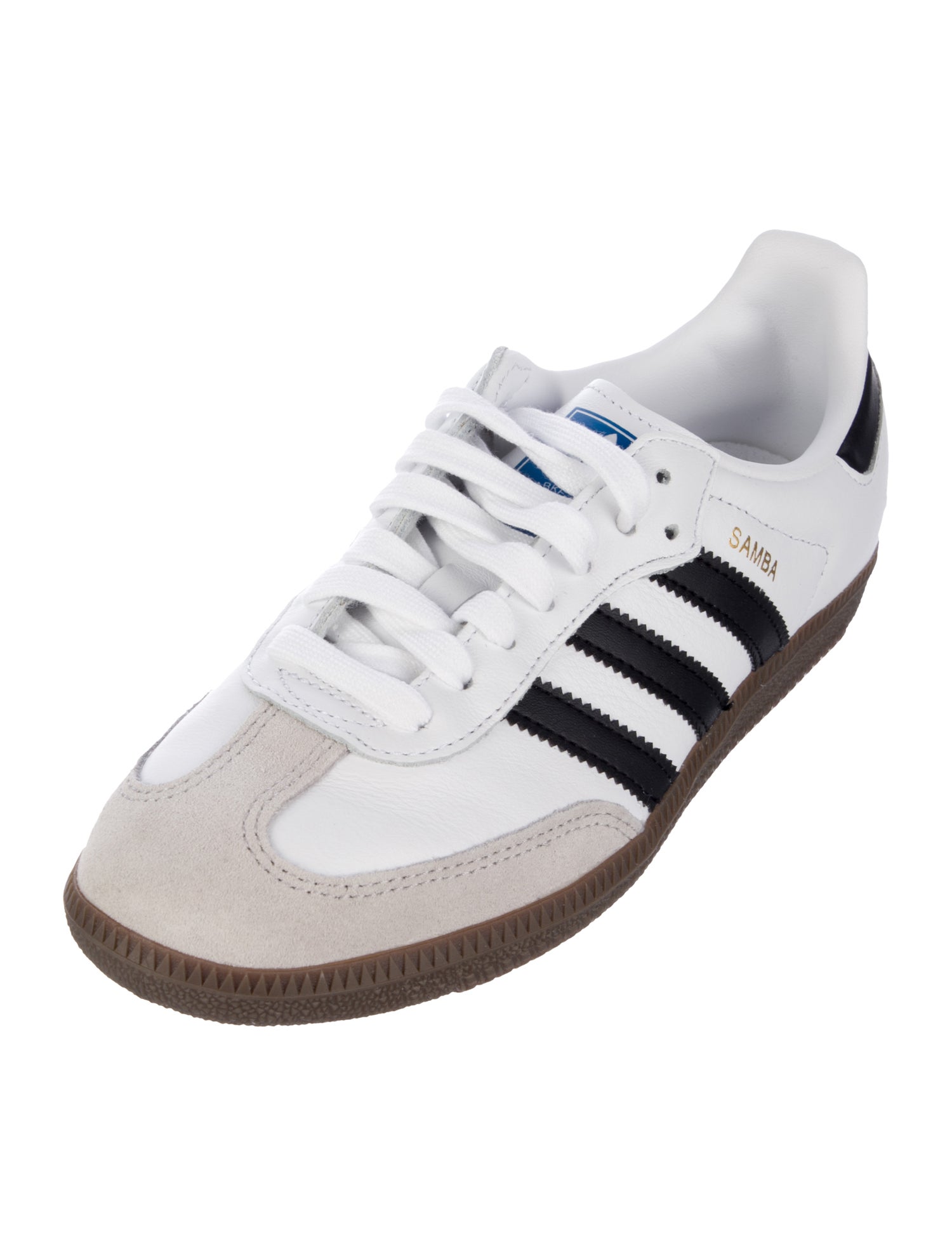 Adidas Leather Colorblock Pattern Sneakers