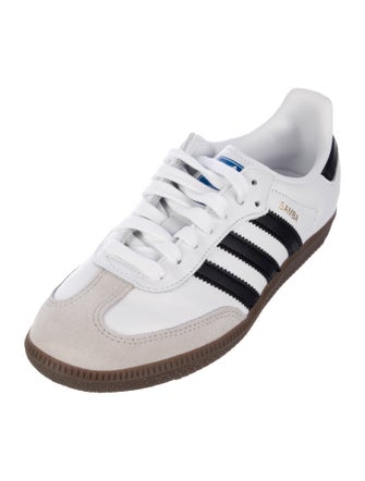 Adidas Leather Colorblock Pattern Sneakers