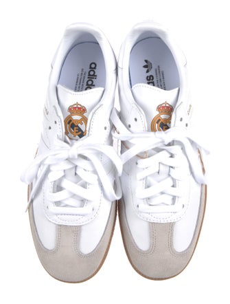 Adidas Leather Colorblock Pattern Sneakers