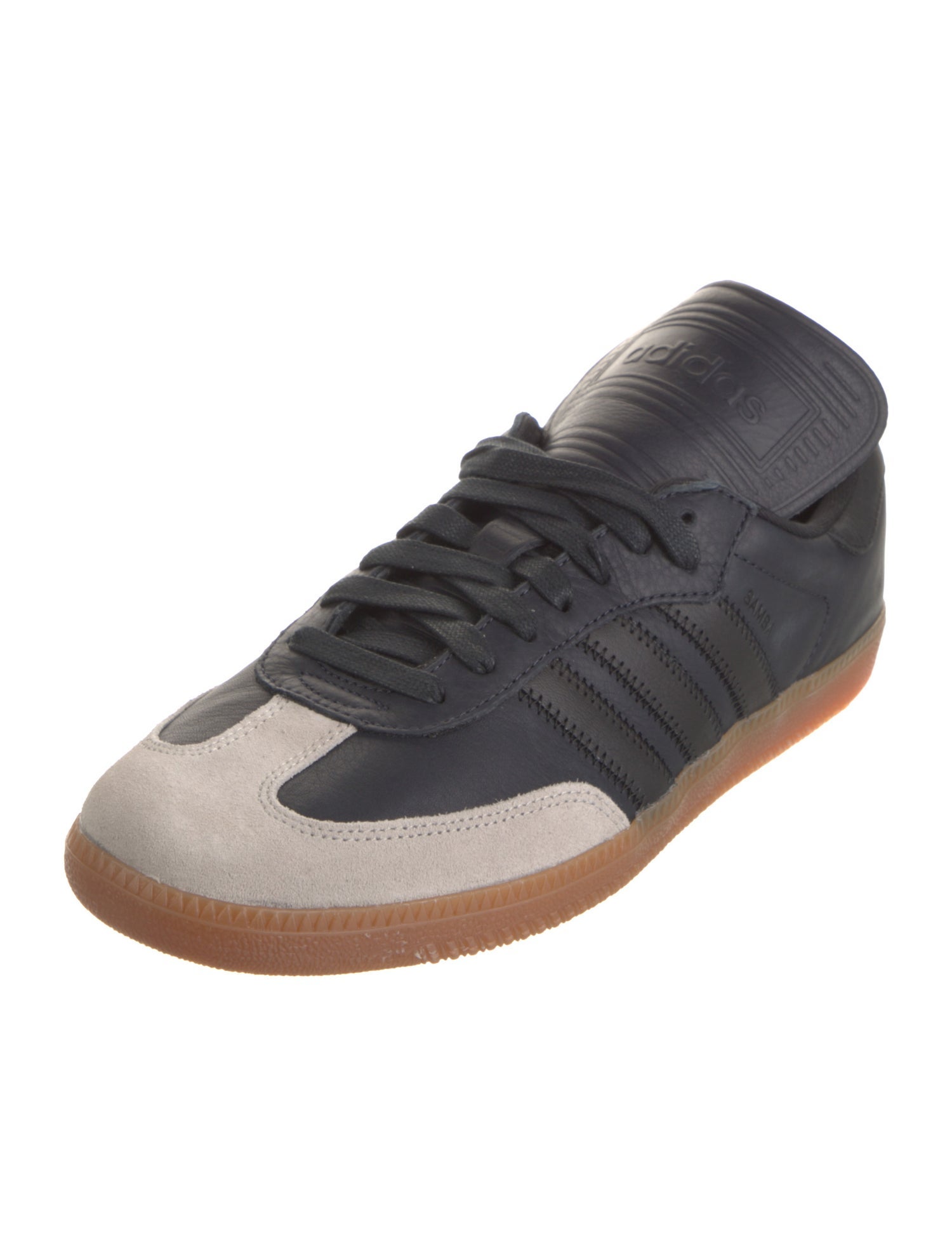 Adidas Leather Colorblock Pattern Sneakers