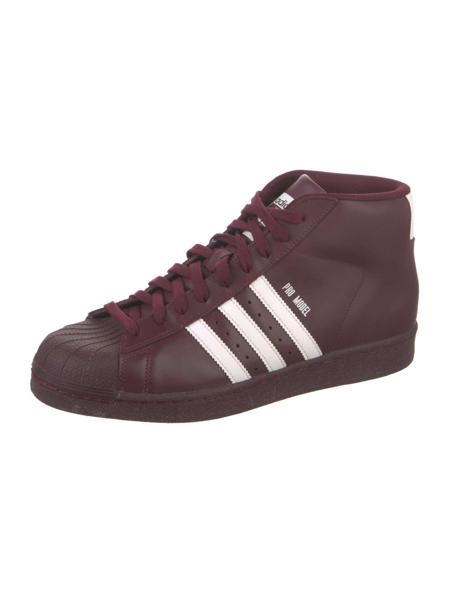 Adidas Leather Colorblock Pattern Sneakers