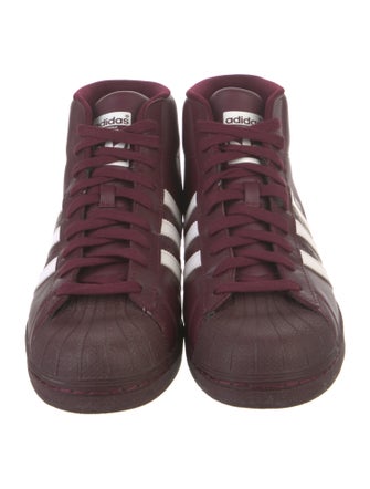 Adidas Leather Colorblock Pattern Sneakers