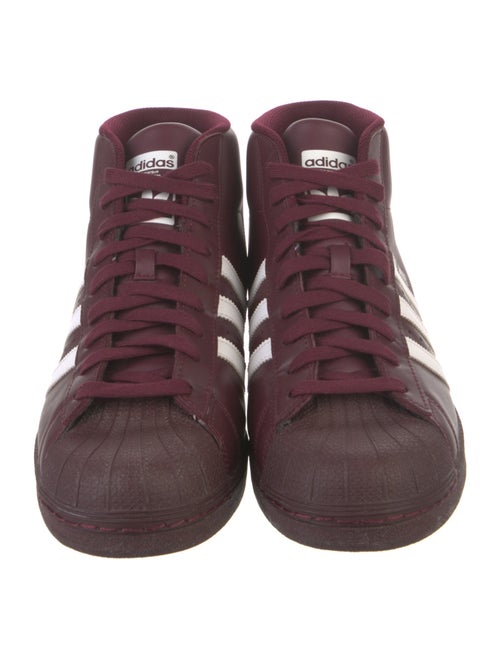 Adidas Leather Colorblock Pattern Sneakers