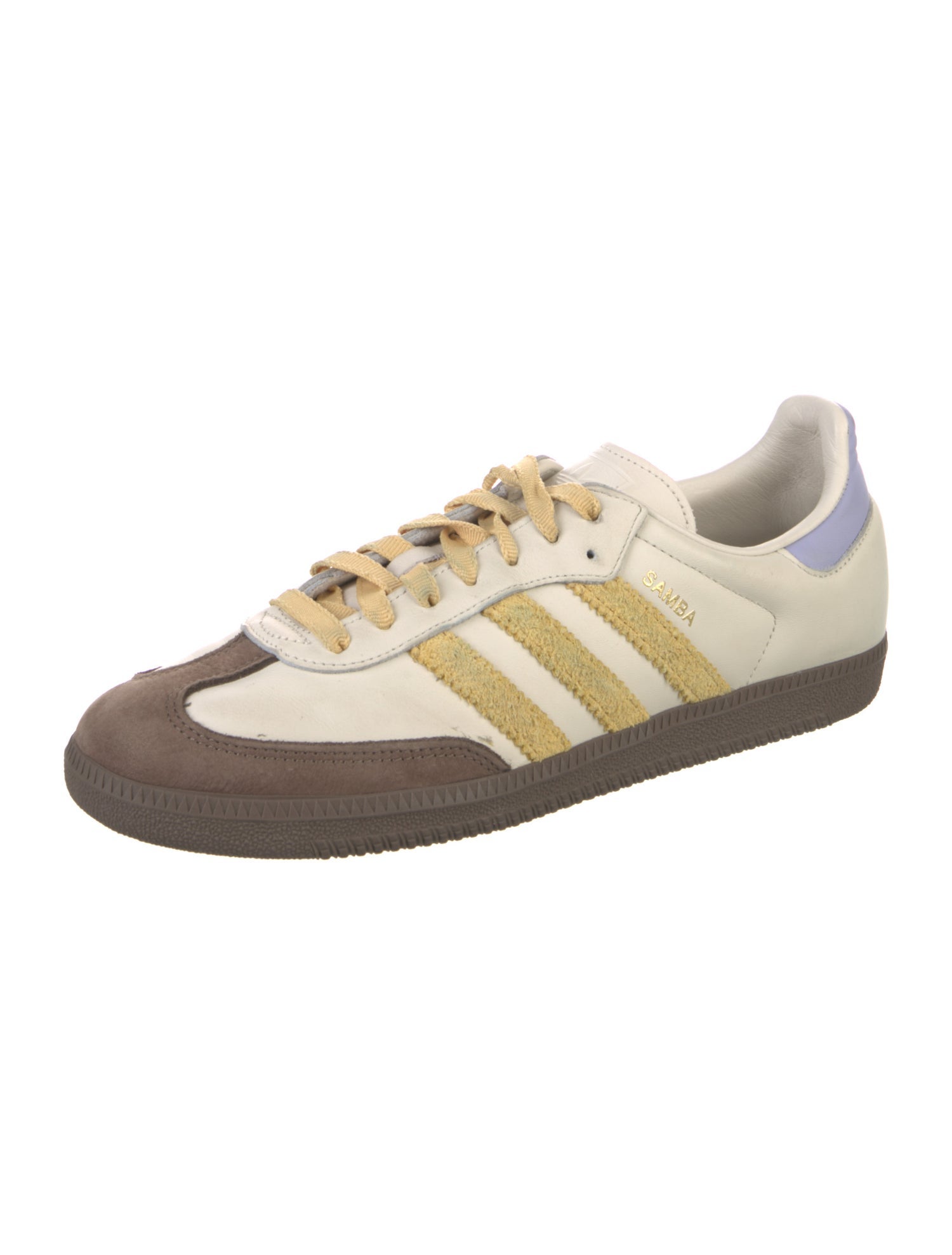 Adidas Leather Colorblock Pattern Sneakers