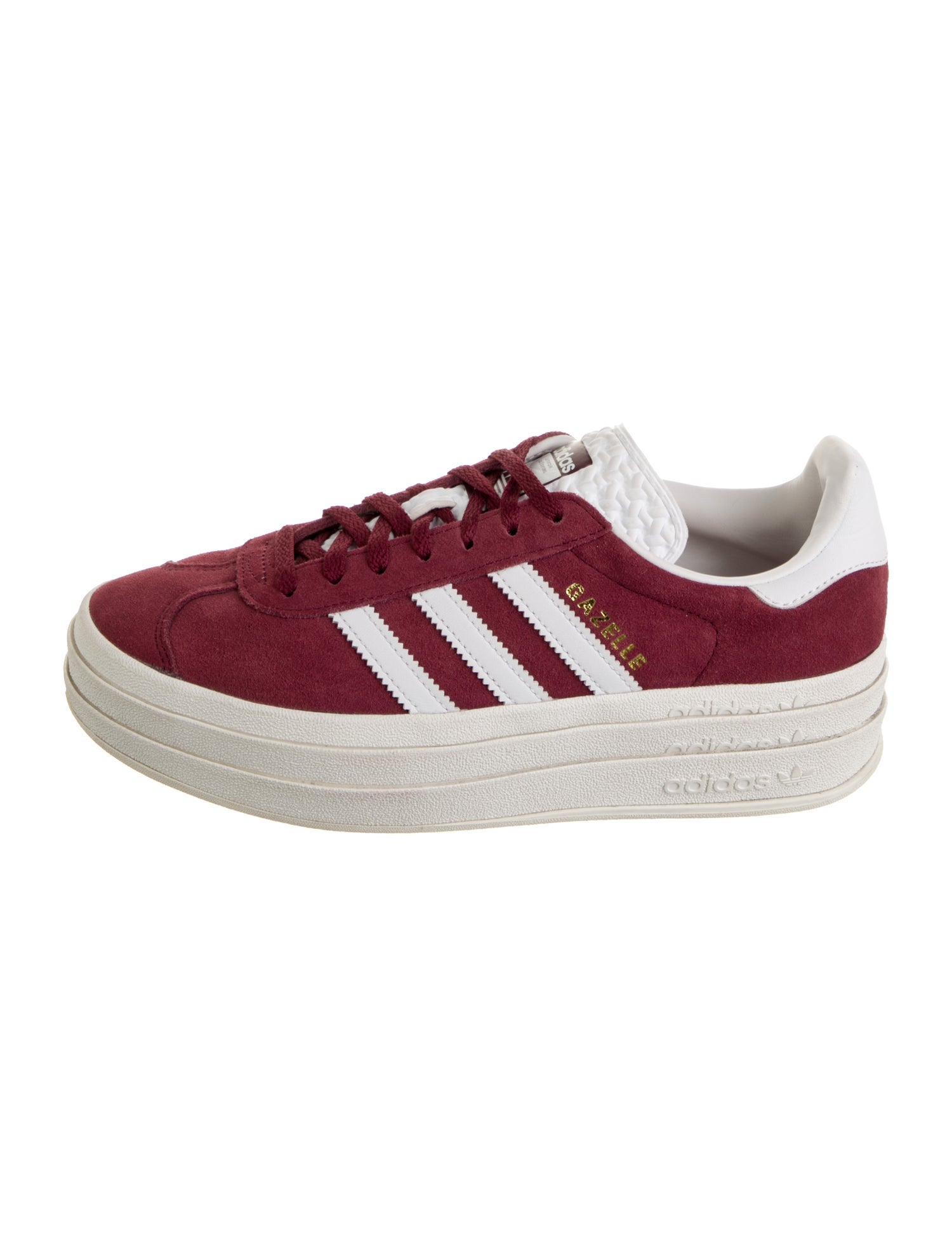 Adidas Suede Leather Trim Embellishment Sneakers