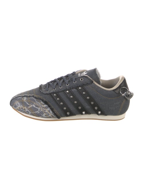 Adidas Denim Lace Pattern Athletic Sneakers