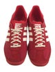 Adidas Suede Leather Trim Embellishment Athletic Sneakers