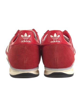 Adidas Suede Leather Trim Embellishment Athletic Sneakers