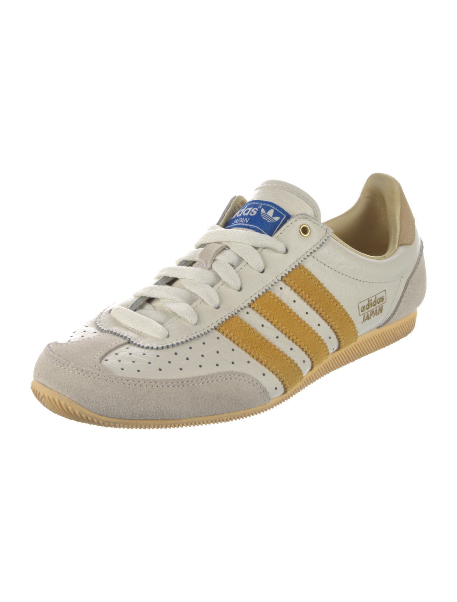 Adidas Leather Leather Trim Embellishment Sneakers