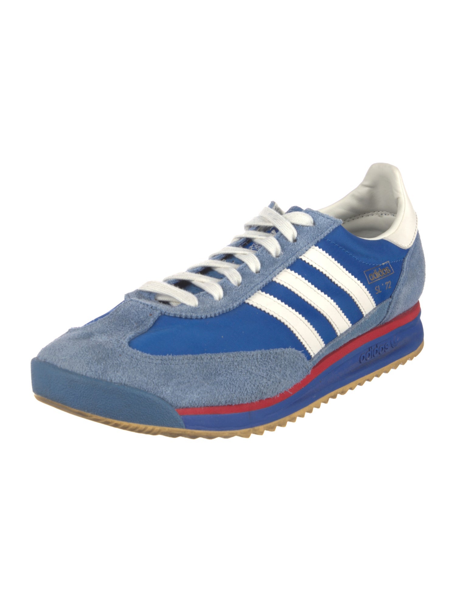 Adidas Suede Colorblock Pattern Athletic Sneakers