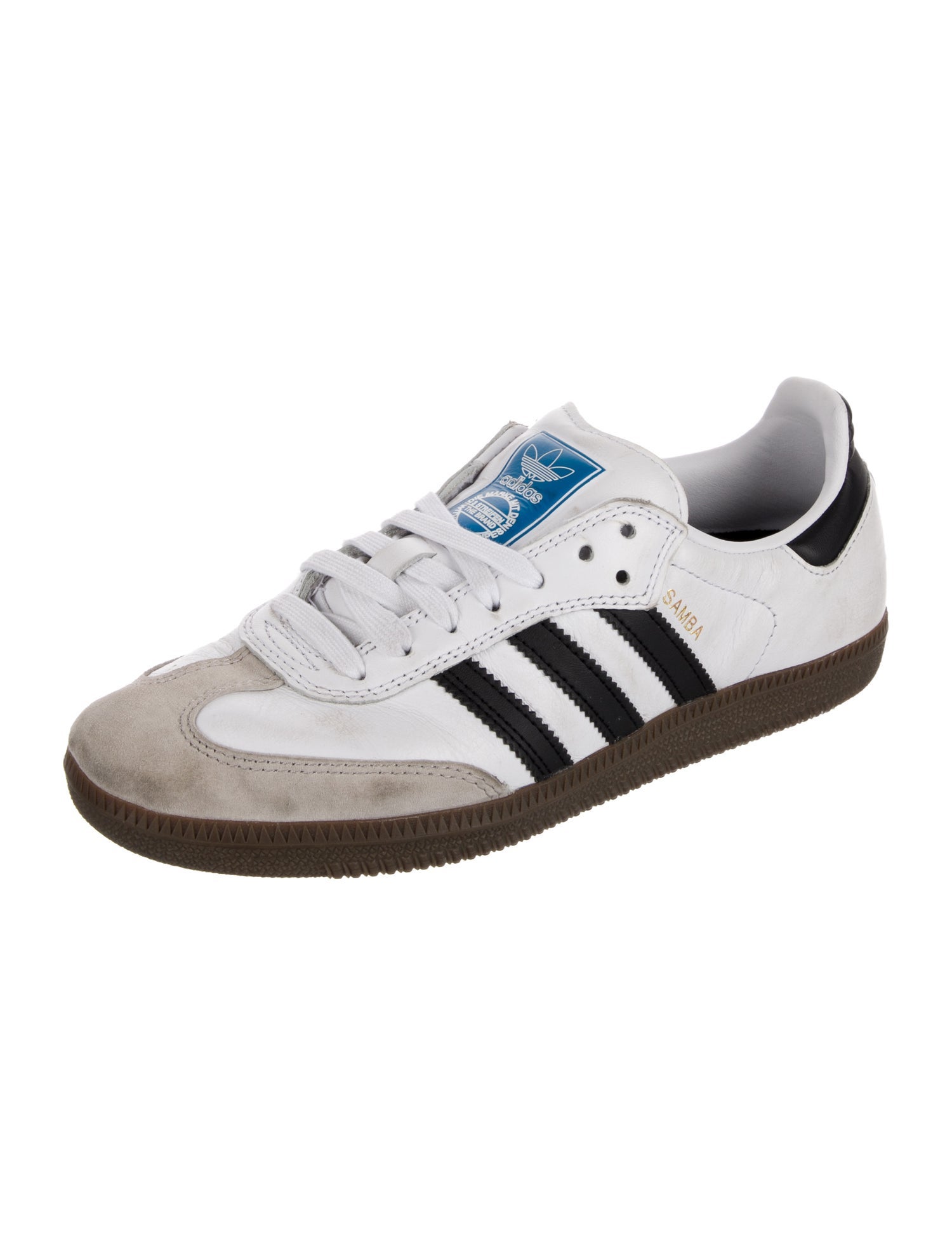 Adidas Leather Printed Sneakers