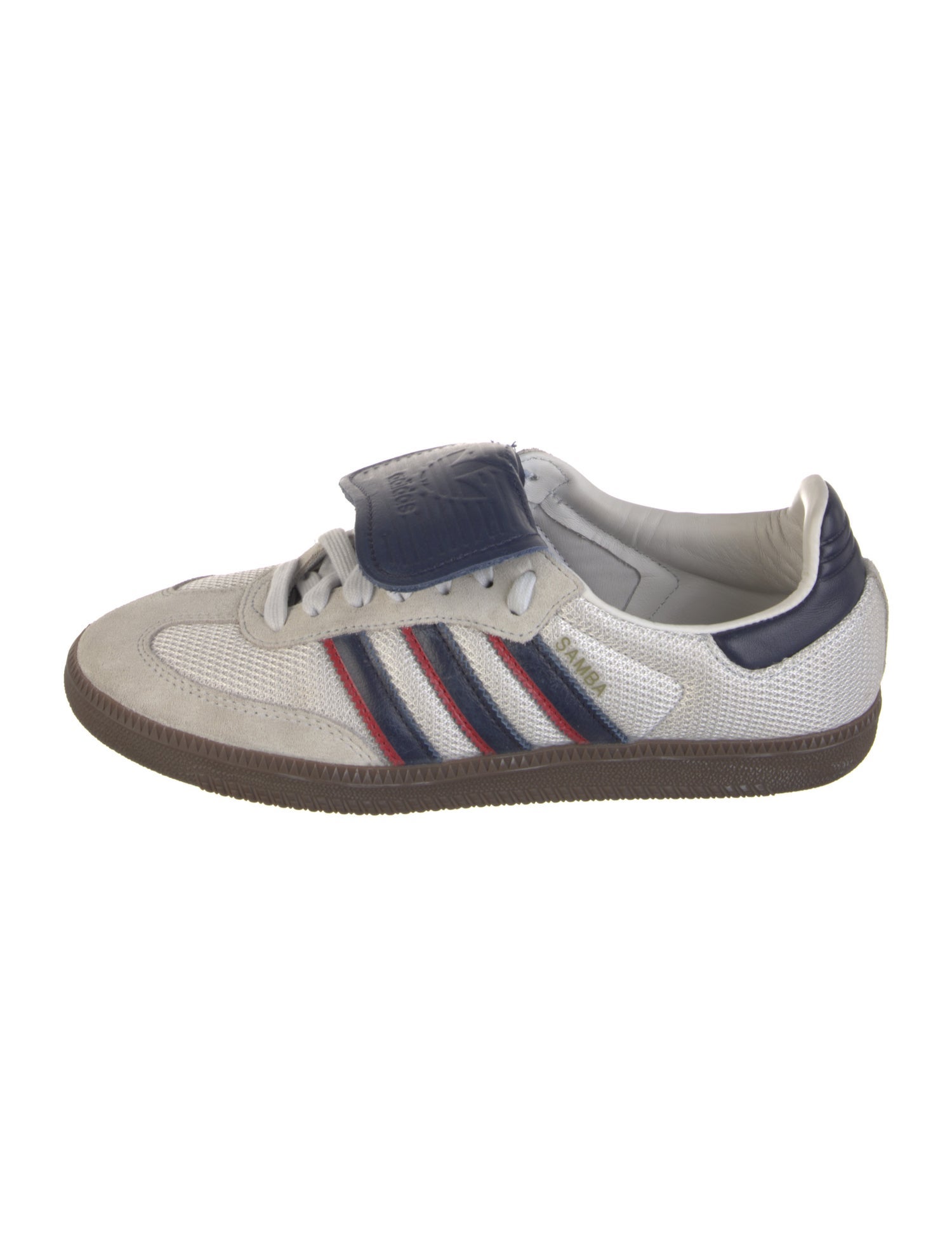 Adidas Leather Striped Sneakers