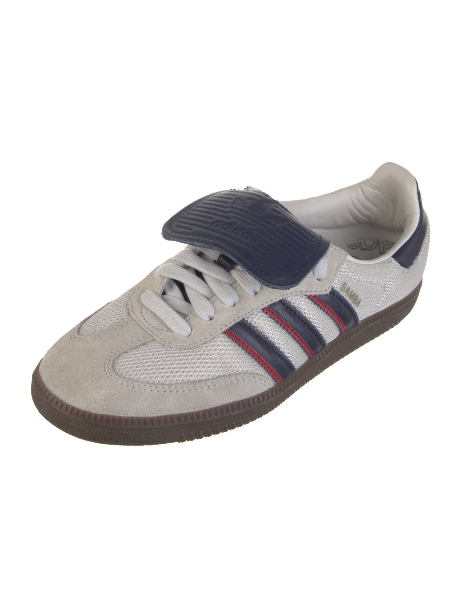 Adidas Leather Striped Sneakers