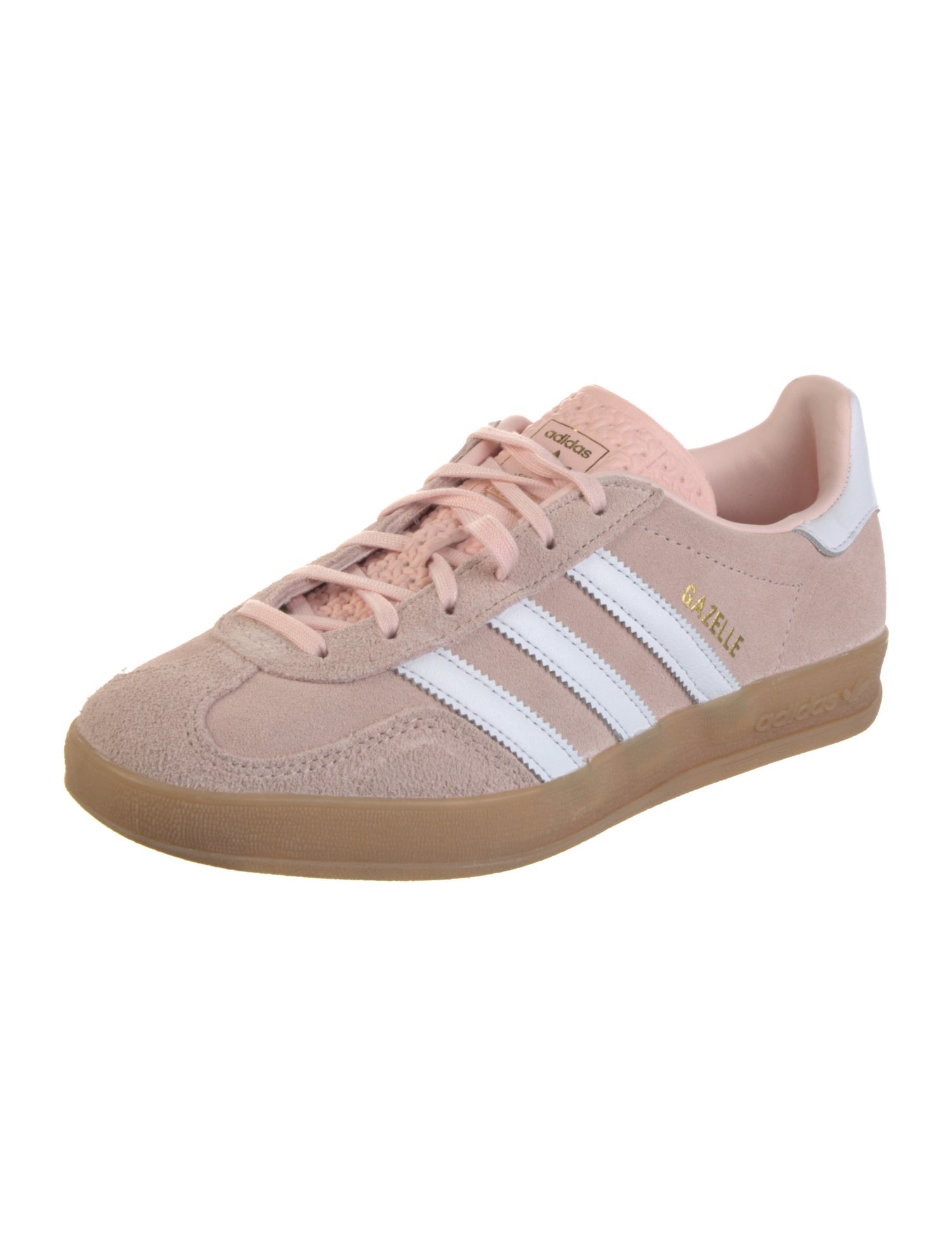 Adidas Suede Leather Trim Embellishment Sneakers