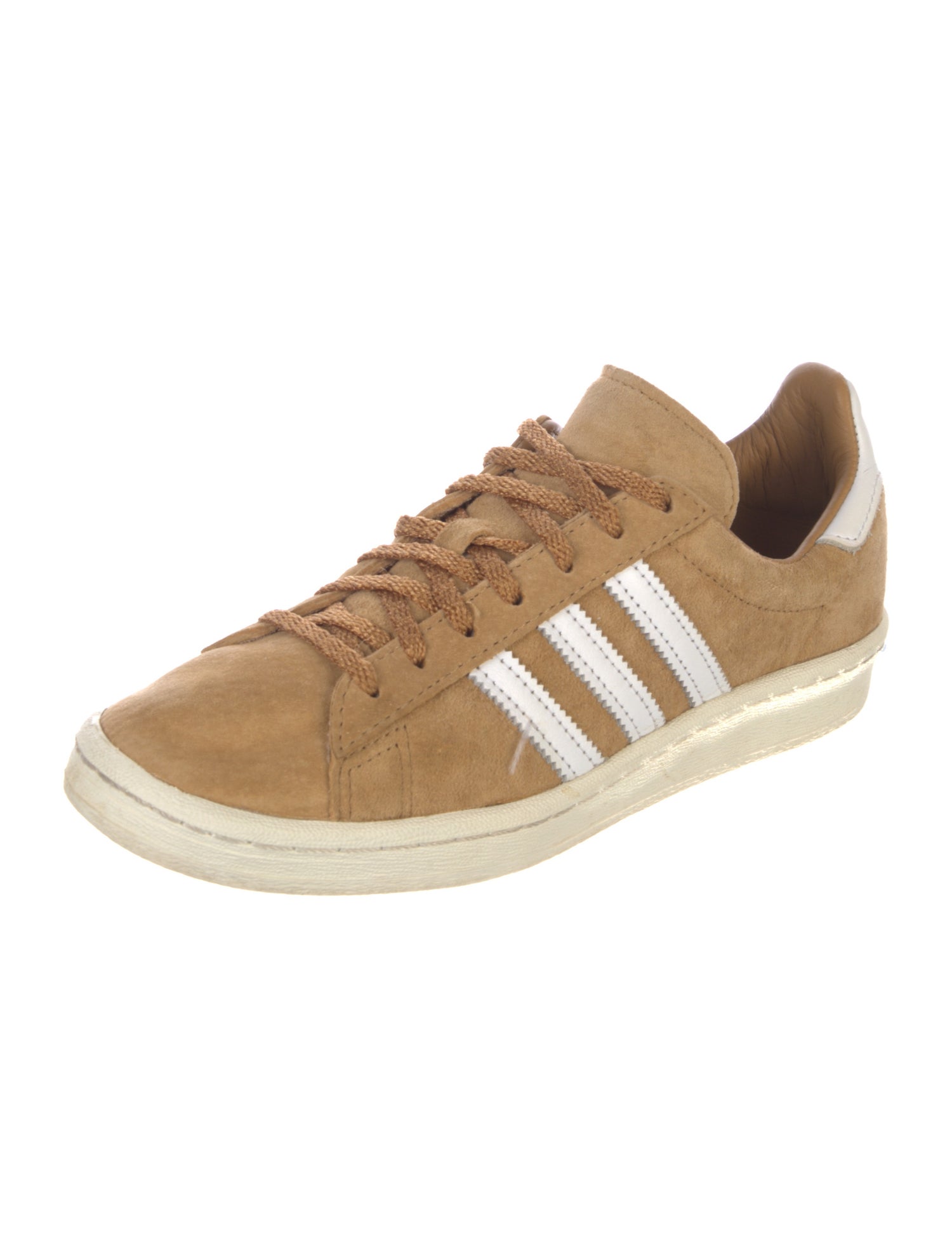 Adidas Suede Leather Trim Embellishment Athletic Sneakers