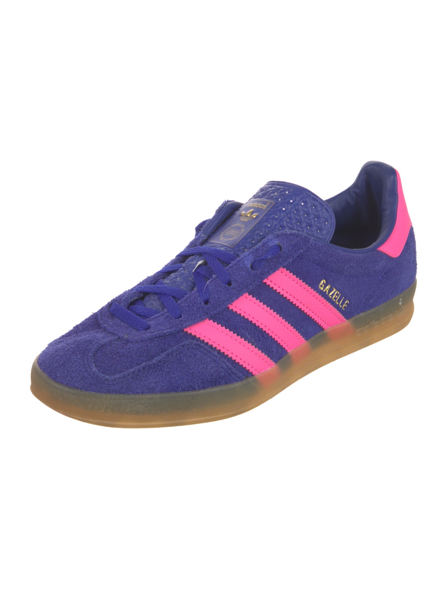 Adidas Suede Leather Trim Embellishment Sneakers