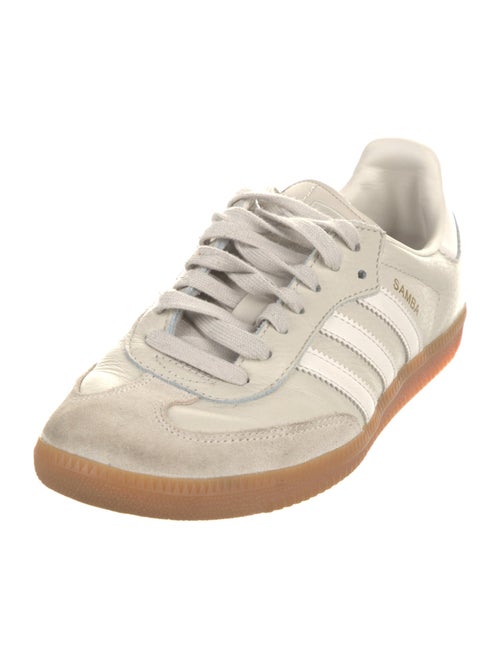 Adidas Leather Striped Sneakers