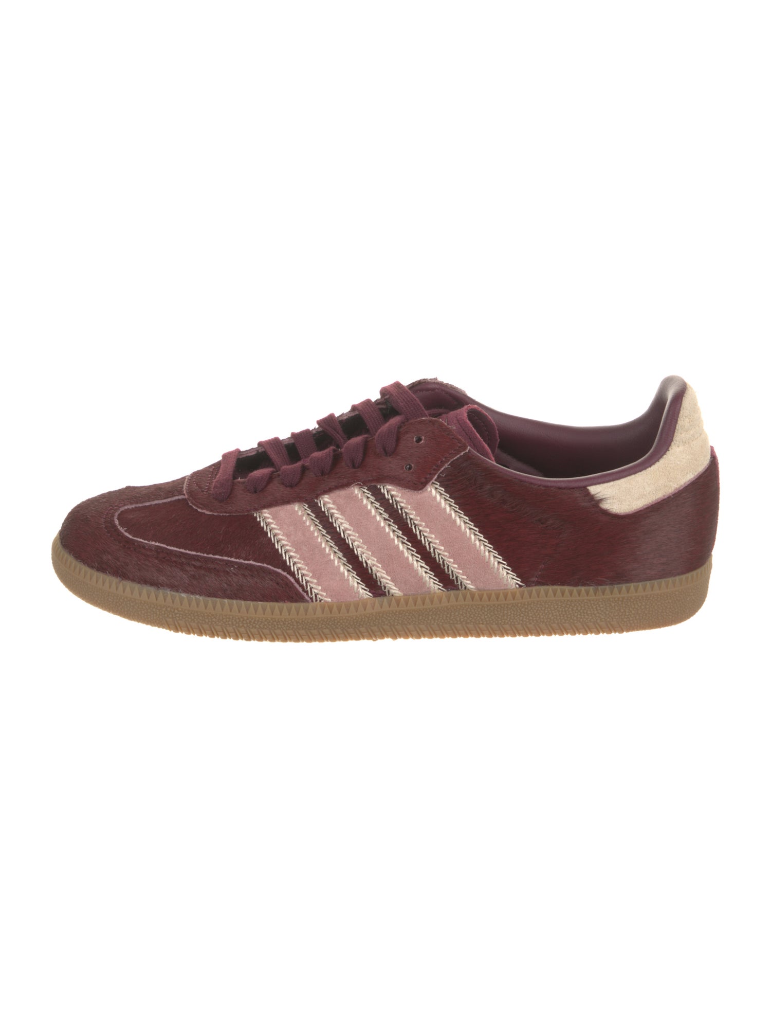 Adidas Leather Embroidered Accent Sneakers