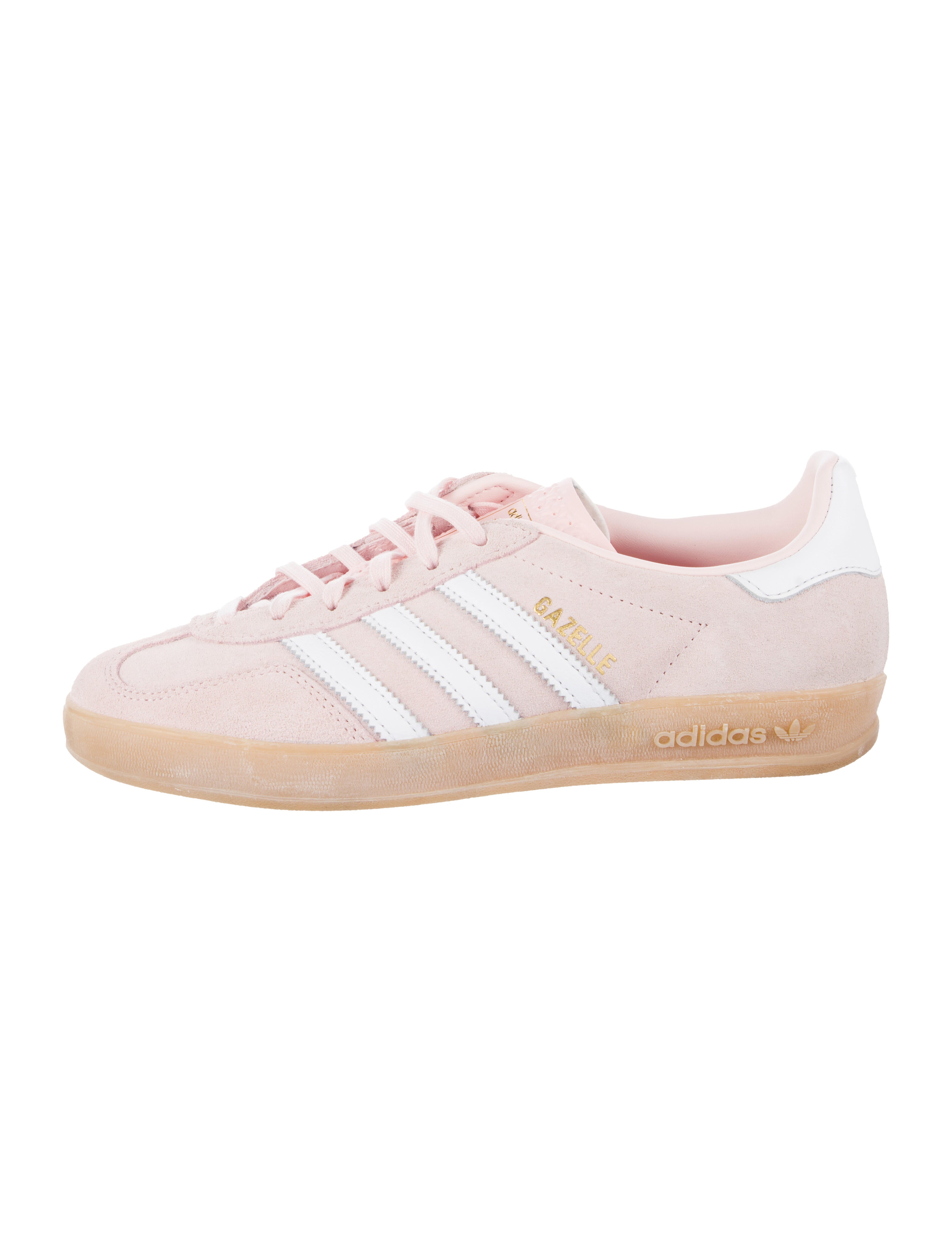 Adidas Suede Leather Trim Embellishment Sneakers