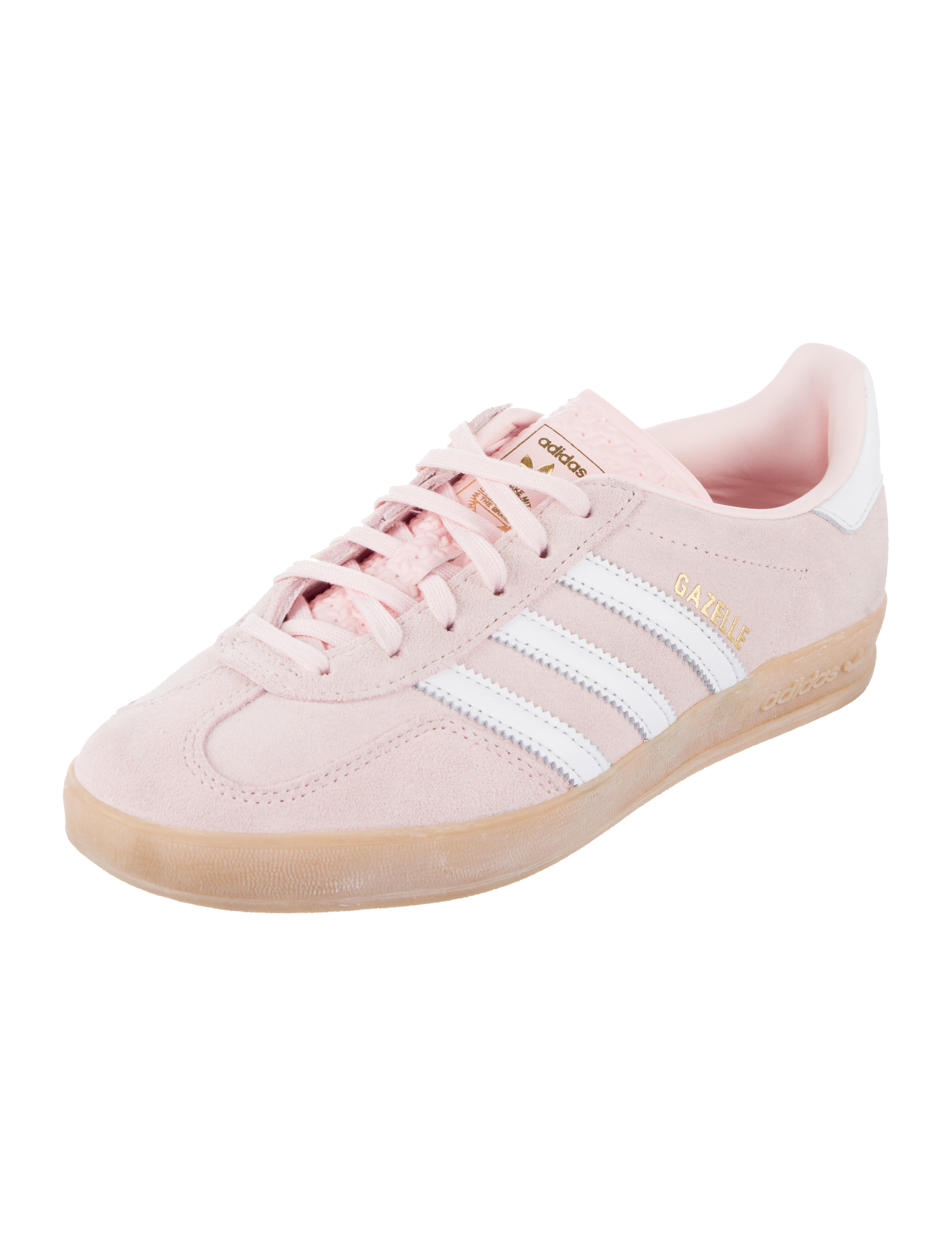 Adidas Suede Leather Trim Embellishment Sneakers