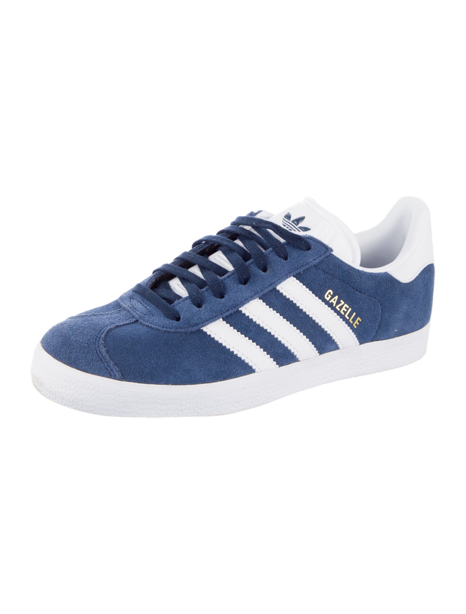 Adidas Suede Leather Trim Embellishment Sneakers
