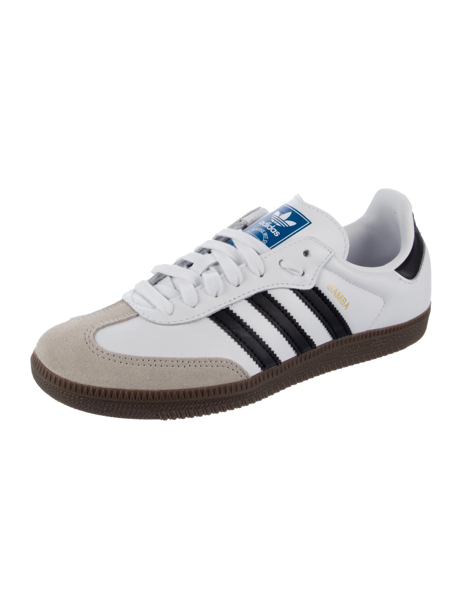 Adidas Signature Logo Leather Sneakers
