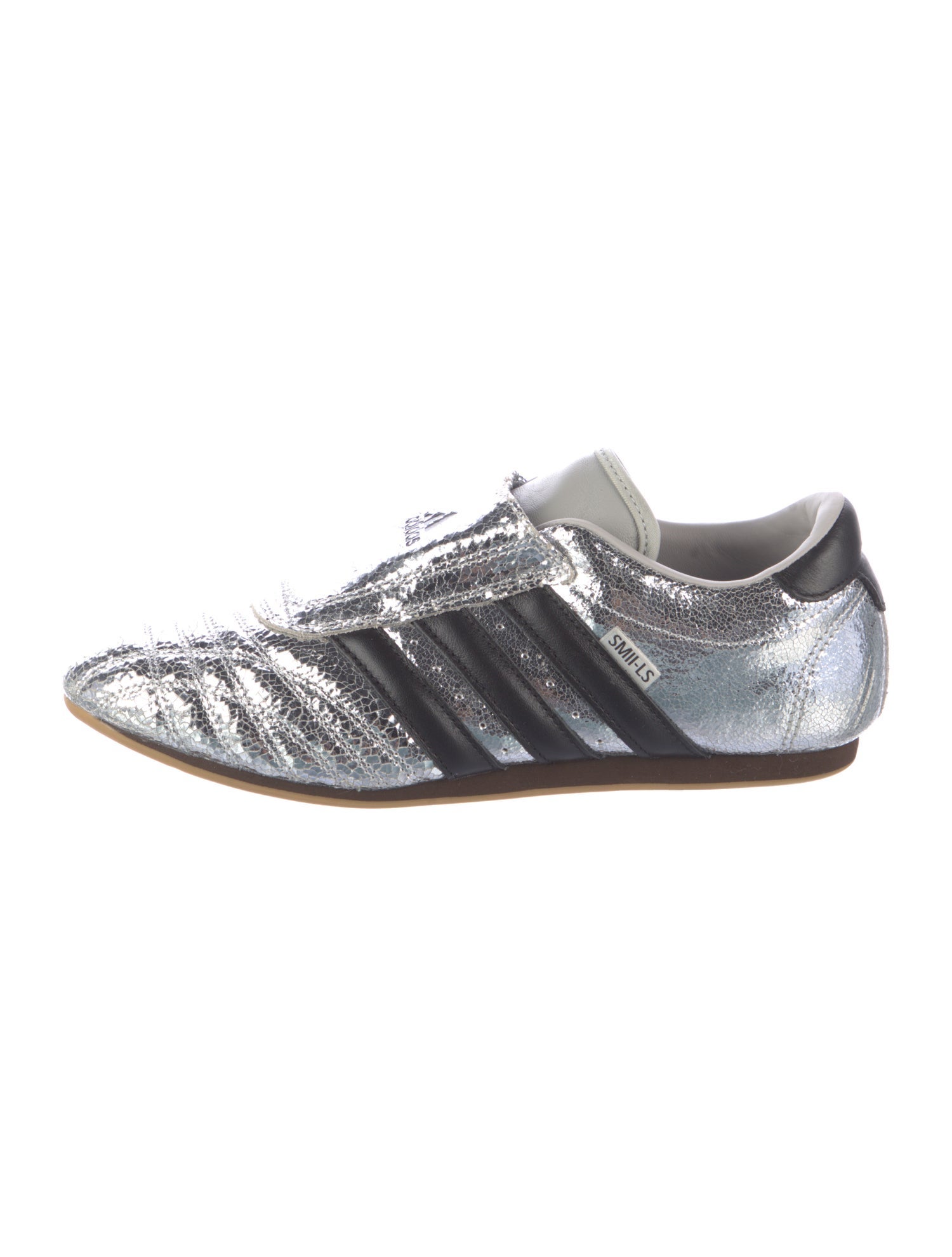 Adidas adidas Taekwondo Silver Metallic Black (Women's) Athletic Sneakers