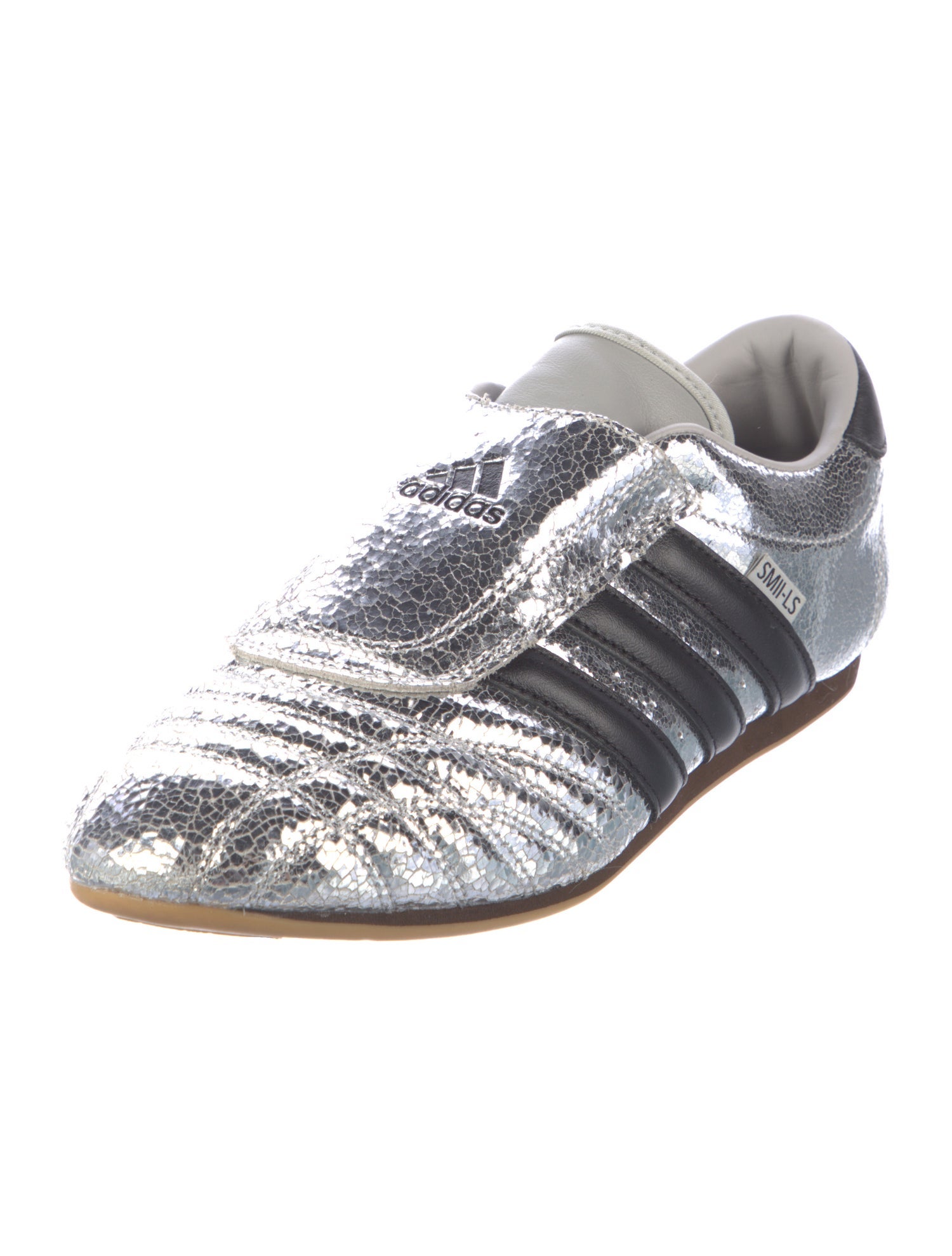 Adidas adidas Taekwondo Silver Metallic Black (Women's) Athletic Sneakers