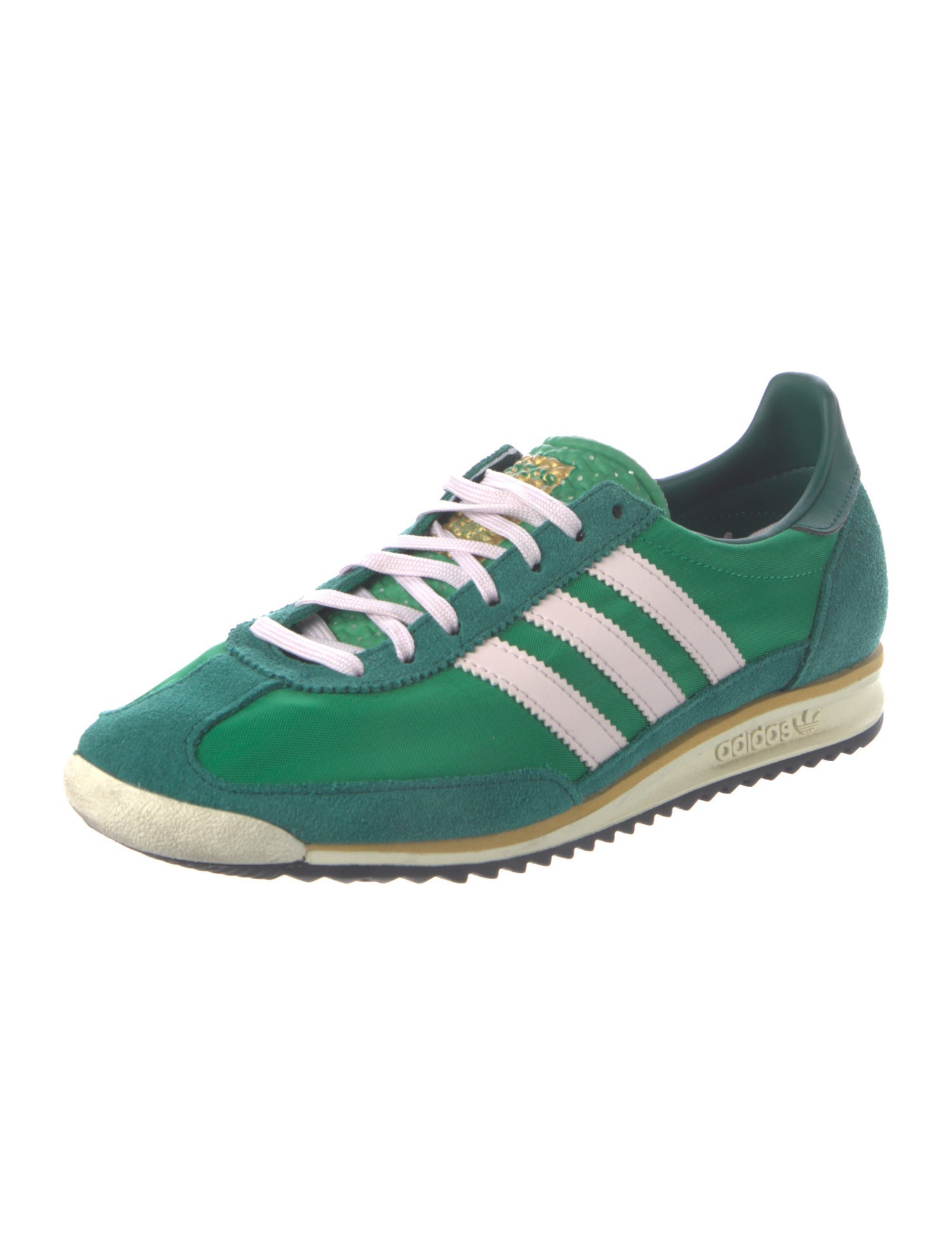 Adidas Suede Colorblock Pattern Athletic Sneakers