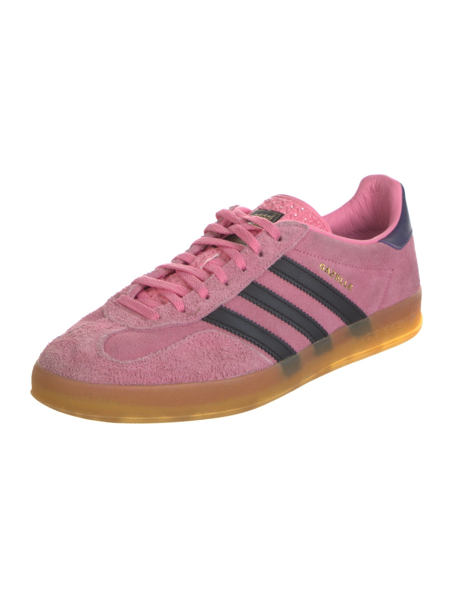 Adidas Suede Leather Trim Embellishment Sneakers