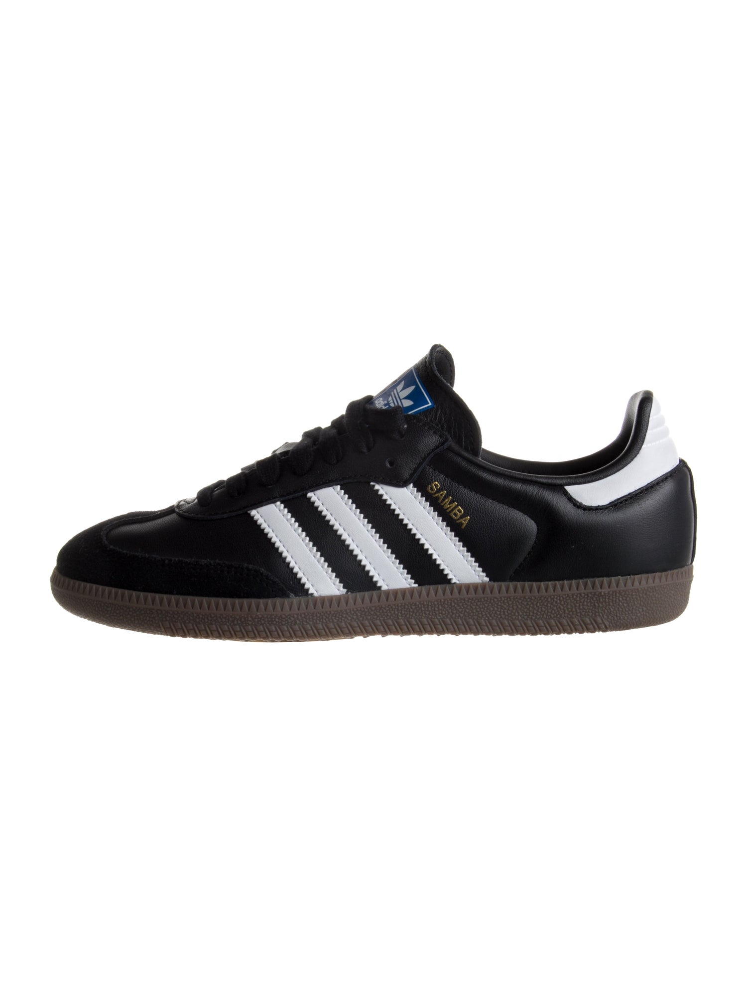 Adidas Leather Striped Sneakers
